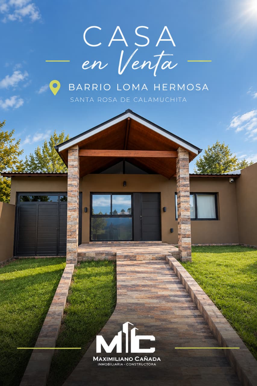 Casa en Barrio Loma Hermosa con gas natural